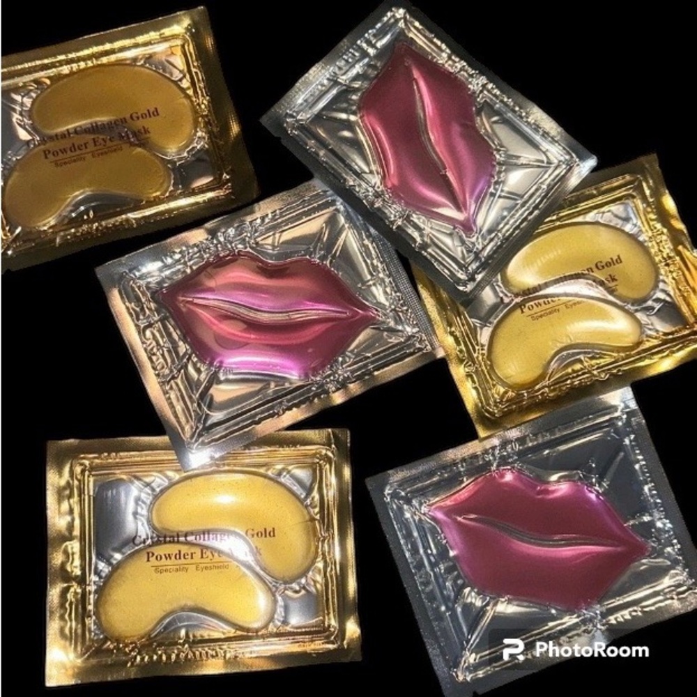 SALE!! Collagen eye mask and lip mask.     2nd